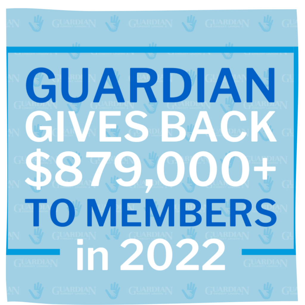 Guardian Credit Union » Guardian Gives Back 879,000+ to Members in